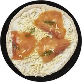 AUCHAN, LE TRAITEUR Pizza crue Norvégienne 610g