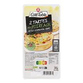 MARQUE REPÈRE, CÔTÉ TABLE Tarte aux poireaux 2x130g
