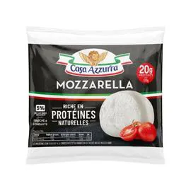 CASA AZZURRA Mozzarella riche en protéines naturelles 100g