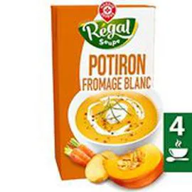 MARQUE REPÈRE, RÉGAL SOUPE Soupe Velouté Potiron fromage fondu 1l