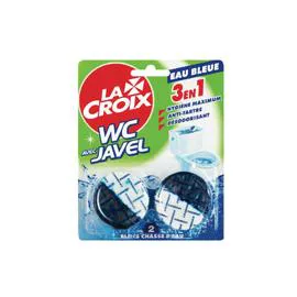 LA CROIX Bloc wc eau bleue Javel x2 2x48g