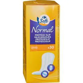 CARREFOUR SOFT Protège-slips normal x30