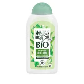 LE PETIT MARSEILLAIS Shampoing Brillance Et Souplesse Tous Types De Cheveux À La Pomme & Aloe Vera Bio 240ml