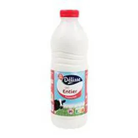 MARQUE REPÈRE, DÉLISSE Lait frais Entier 1l
