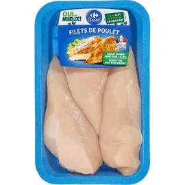 CARREFOUR CLASSIC' Filets de poulet blanc 500g