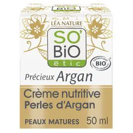 LÉA NATURE, SO'BIO ÉTIC Crème Visage Nutritive Peaux Matures Jour Précieux Argan Bio 50ml