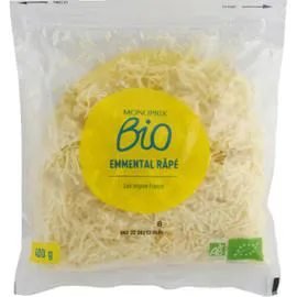 MONOPRIX BIO Emmental râpé 400g