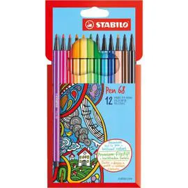 STABILO Feutres de coloriage Pen 68 x12