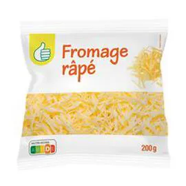 AUCHAN, POUCE Fromage râpé 200g