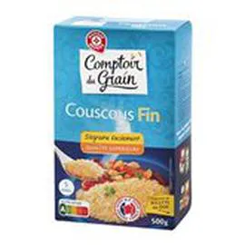 MARQUE REPÈRE, COMPTOIR DU GRAIN Couscous Grain fin 500g