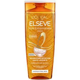 L'ORÉAL PARIS, ELSÈVE Shampoing Coco Nutrition Haute Légèreté Pour Cheveux Normaux A Secs 300ml