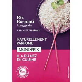MONOPRIX Riz basmati naturellement parfumé 10 minutes 450g