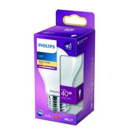 PHILIPS Ampoule LED E27 Standard Blanc-chaud 40W x1 l'unité