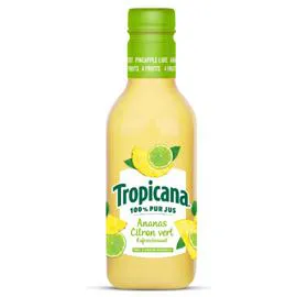TROPICANA Jus pur premium Ananas citron vert 90cl
