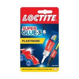 LOCTITE Super Glue-3, pour plastiques, 2gr l'unité