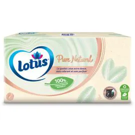 LOTUS Mouchoirs Pure x80