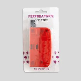 MONOPRIX Maison Perforatrice Avec Règle l'unité