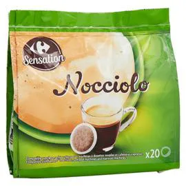 CARREFOUR SENSATION Café dosettes saveur noisette 140g