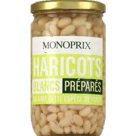 MONOPRIX Haricots blancs 395g