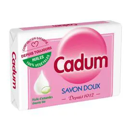 CADUM Savon Solide Doux Huile D'Amandes Douces Bio 100g