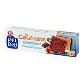 MARQUE REPÈRE, P'TIT DÉLI Gaufrettes Praliné chocolat au lait 175g
