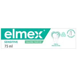 ELMEX Dentifrice Sensitive Haleine fraîche 75ml