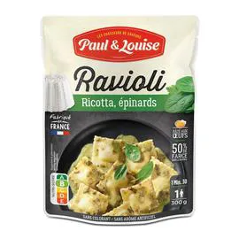 PAUL & LOUISE Ravioli ricotta épinards 300g