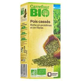 CARREFOUR BIO Pois cassé bio 500g