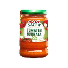 SACLÀ Sauce tomates et burrata Bio 190g