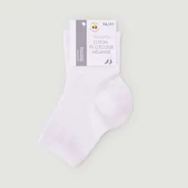 MONOPRIX FEMME Monoprix Femme Socquettes Blanches Taille unique l'unité