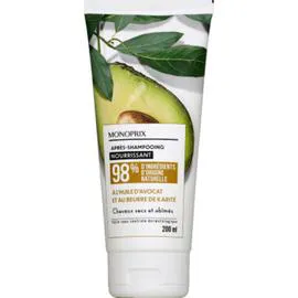 MONOPRIX Après-shampooing nourrissant à l huile d avocat beurre de karité 200ml