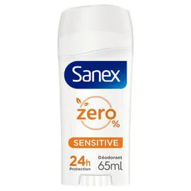 SANEX Déodorant Stick Dermo sensitive peaux sensibles zéro % 65ml