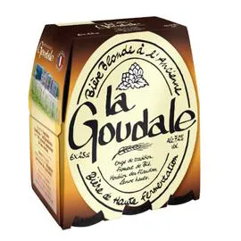 LA GOUDALE Bière blonde à l'ancienne 6x25cl