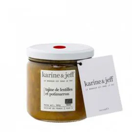 KARINE&JEFF Tajine De Lentilles Et Potimarron Bio 340g