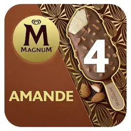 MAGNUM Glace Bâtonnet Amande 300ml