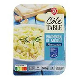 MARQUE REPÈRE, CÔTÉ TABLE Brandade de morue 300g