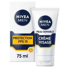 NIVEA Nivea Men Crème Sensitive Visage SPF15 75ml