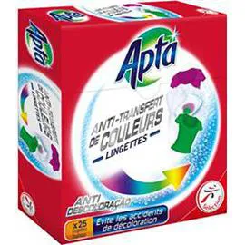 APTA Lingettes anti-transfert de couleurs x25 
