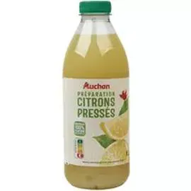 AUCHAN Citrons pressés 1l