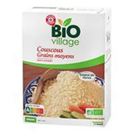 MARQUE REPÈRE, BIO VILLAGE Semoule Couscous Semi complet Bio 500g