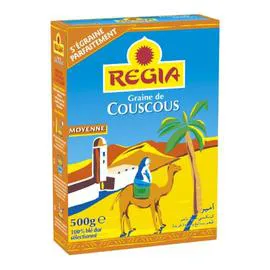 REGIA Couscous nature Grain moyen 500g