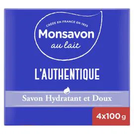MONSAVON Savon de soin au lait 4x100g