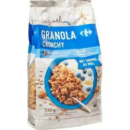 CARREFOUR Céréales Granola Crunchy au miel 330g