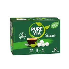 PURE VIA Edulcorant Stévia morceaux 130g