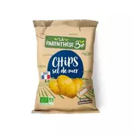 LA PARENTHESE BIO Chips au sel de mer 125g