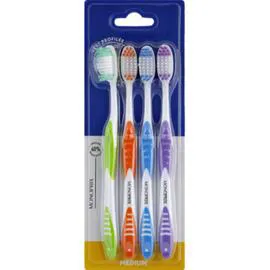 MONOPRIX Brosse à dents medium x4 x4