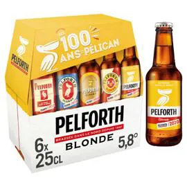 PELFORTH Bière blonde brassée 6x25cl