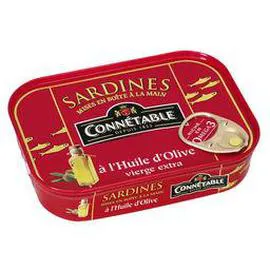 CONNÉTABLE Sardines à l'ancienne à l'huile d'olive vierge extra 87g