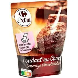 CARREFOUR EXTRA Préparation gâteau fondant au chocolat 500g