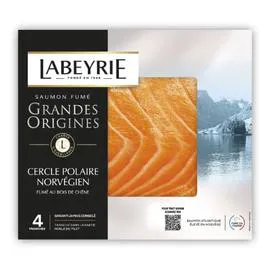 LABEYRIE Saumon fumé Cercle Polaire Norvégien 130g